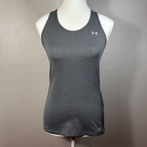 Gray UA Heatgear Racerback Tank Top